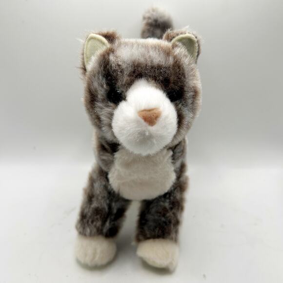 Douglas Cuddle Toys Zigby Gray Stripe Tabby Cat # 4024 Stuffed Animal Toy EUC - Picture 3 of 4
